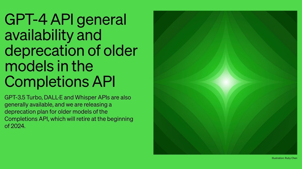 GPT-4 API 全面开放使用！